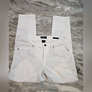 Earl Jean White Skinny Ankle Jeans – Size 10 – Stretch Denim 625